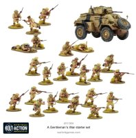 Bolt Action: A Gentleman`s War (Starter Set/Deutsch) + free Edition 3 Rulebook Code
