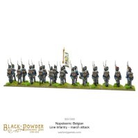 Napoleonic Belgian Line Infantry (March Attack)