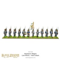 Napoleonic Belgian Line Infantry (March Attack)