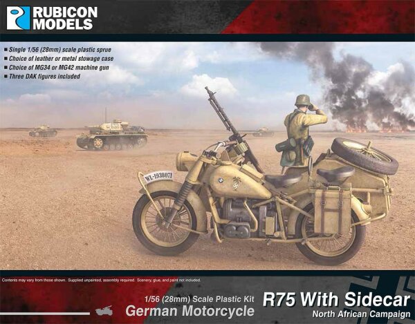 German Motorcycle R75 with Sidecar (DAK)