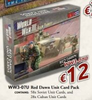 World War III: Team Yankee - Red Dawn Unit Cards