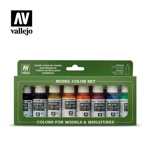 Vallejo: Transparent Colors Set