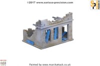 North African Colonial Small House Destroyed (20mm)