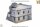 North African Colonial - Administration Building/Hotel Destroyed (20mm)