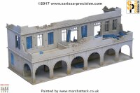 20mm North African Souk Building - Two Storey - Destroyed