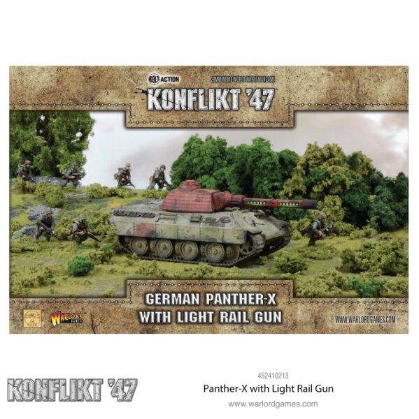 Konflikt `47: German Panther-X with Light Rail Gun