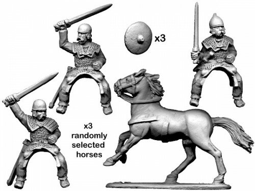Ancient Celts: Mounted Armoured Nobles with Swords