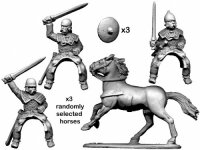 Ancient Celts: Mounted Armoured Nobles with Swords