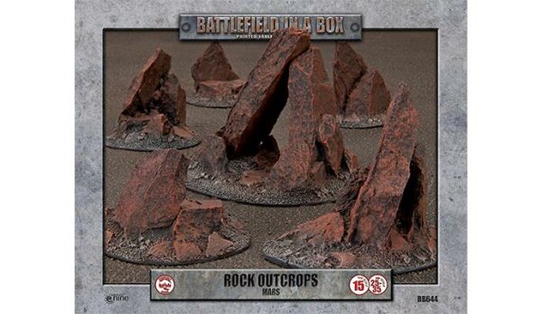 Battlefield in a Box: Rock Outcrops - Mars