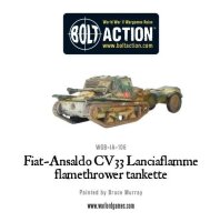 Fiat-Ansaldo CV33 Lanciaflamme Flamethrower Tankette