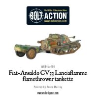 Fiat-Ansaldo CV33 Lanciaflamme Flamethrower Tankette