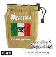 Italian Army D6 and Dice Bag