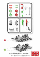 1/72 German PaK 38 / PaK 97/38 Anti-tank Gun (x1= 2 Sprues)