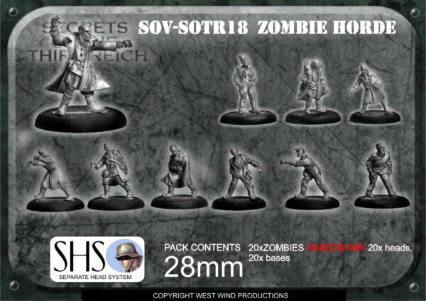 Soviet Zombie Horde (x20)