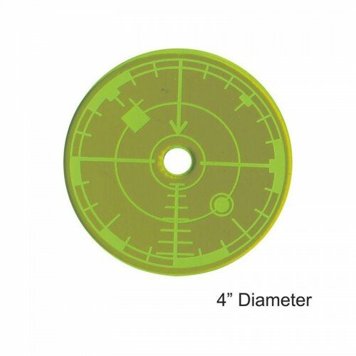 4Ground: 4" Blast Template (Green)