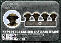 British Gas Mask Heads