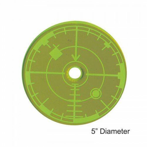 4Ground: 5" Blast Template (Green)