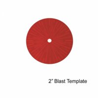 4Ground: 2" Blast Template (Red)