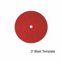 4Ground: 3" Blast Template (Red)