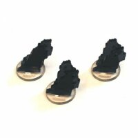 3 x 1" Smoke Markers (Dark Grey)