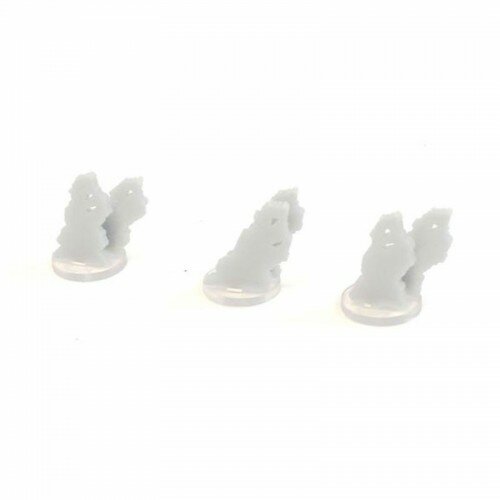 3 x 1" Smoke Markers (White)