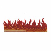 4Ground: 6" Linear Fire Wall Marker