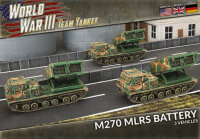 M270 MLRS Rocket Launcher Battery