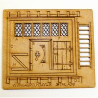 Old Timber Frame Cottage: Tudor Windows & Door