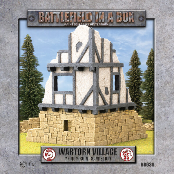 Wartorn Village: Medium Ruin - Sandstone