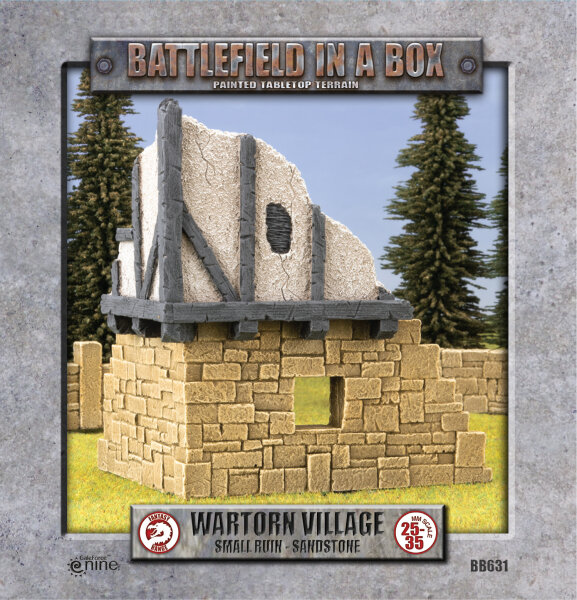 Wartorn Village: Small Ruin - Sandstone