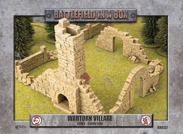 Wartorn Village: Ruins - Sandstone