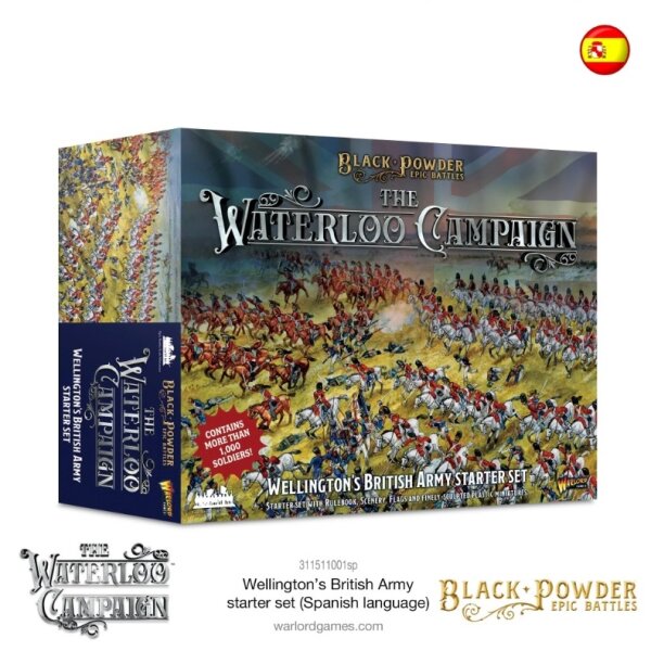 Black Powder: Epic Battles - Waterloo: Wellington`s British Army Starter Set (Spanish)