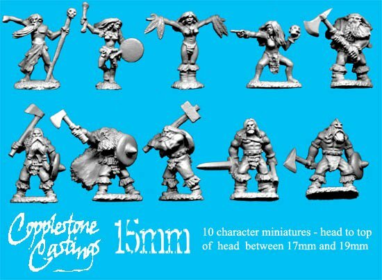 15mm Northlander Characters