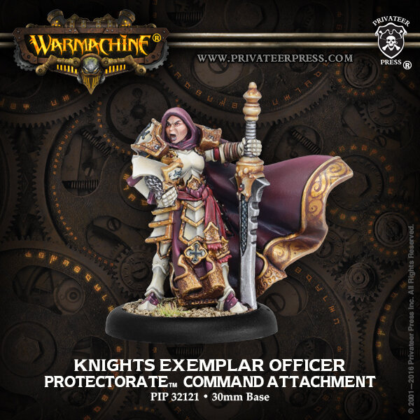Protectorate of Menoth Knights Exemplar Officer
