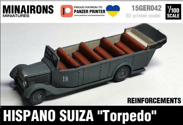 1/100 Hispano Suiza Torpedo Bus (Single Model)