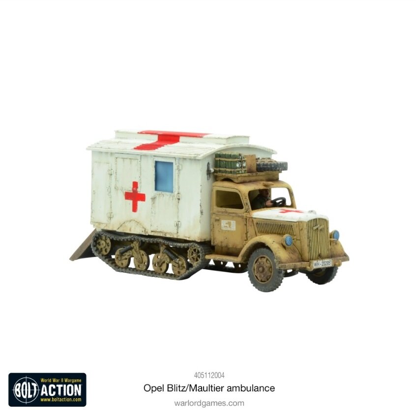 Forces of Valor - Opel Blitz, Opel BLITZ 4x4, AMBULANCE, German Army, 1940, 1/32 - - Sběratelské modely tanků a letadel