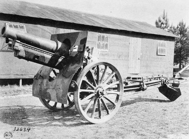 155mm C mle 1917S Howitzer (x2), 16,65