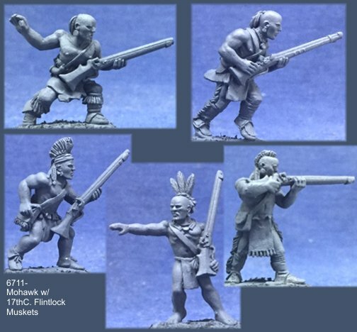 Flint & Feather: Mohawk Warriors with 17th C. Flintlock Muskets