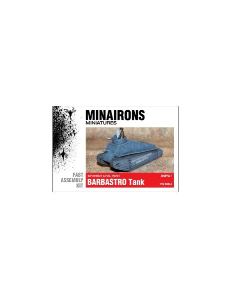 1/72 Barbastro Tank (x1-Box)