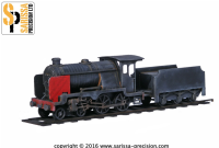 28mm European Locomotive & Tender