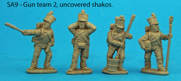 Team 2 Uncovered Shakos (Saxons)