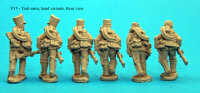 Six Figure Pack with Trail Arms Poses: Alternative Head Variants of P14 (Prussians)