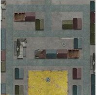 Tanks: Caen Game Mat (36" x 36")