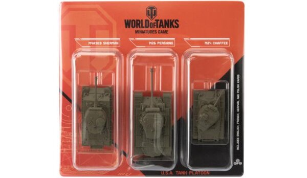 World of Tanks: USA Tank Platoon (M4A3E8 Sherman, M26 Pershing, M24 Chaffee)(ENG/FR/DE/POL)