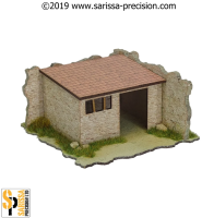 28mm Mediterranean Village Corner Animal Shed