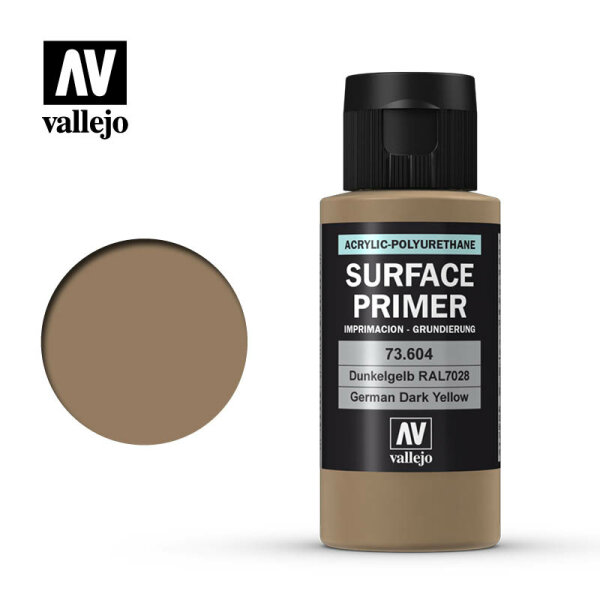 Vallejo: Surface Primer - German Dark Yellow (60ml)