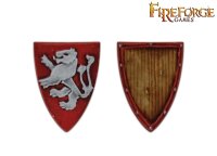 Deus Vult: Lion Rampant Shields (x12)