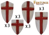 Deus Vult: Crusader Shields (x12)