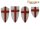 Deus Vult: Crusader Shields (x12)