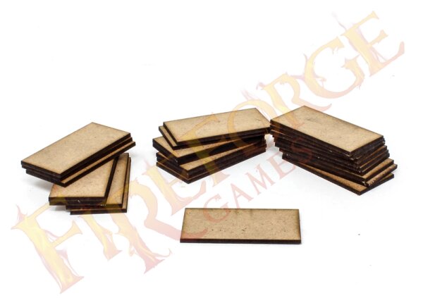 Deus Vult: MDF Bases 25 x 50 x 2mm (x20)